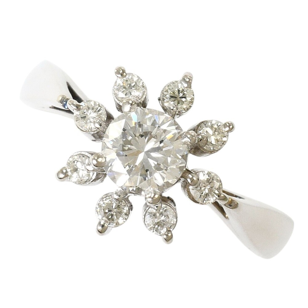 PT900 Platinum Ring with 0.35ct and 0.16ct Diamonds (VS2 clarity, certified),...